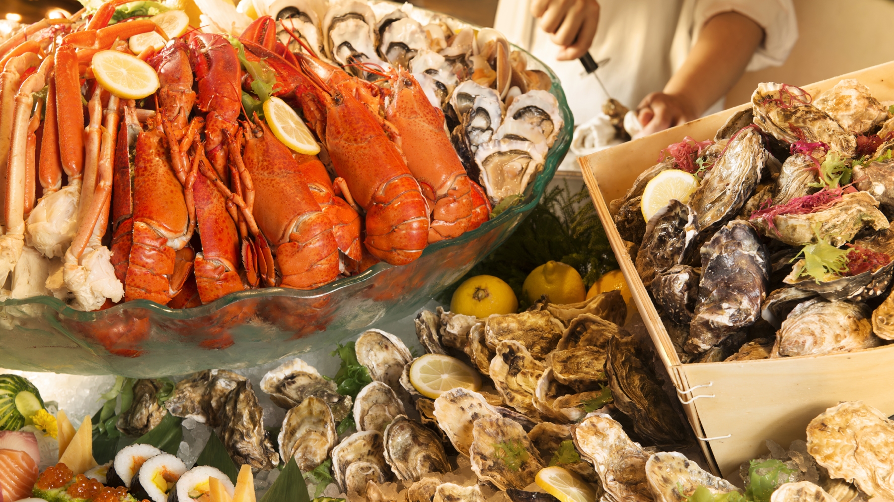 Discover succulent seafood at Feast